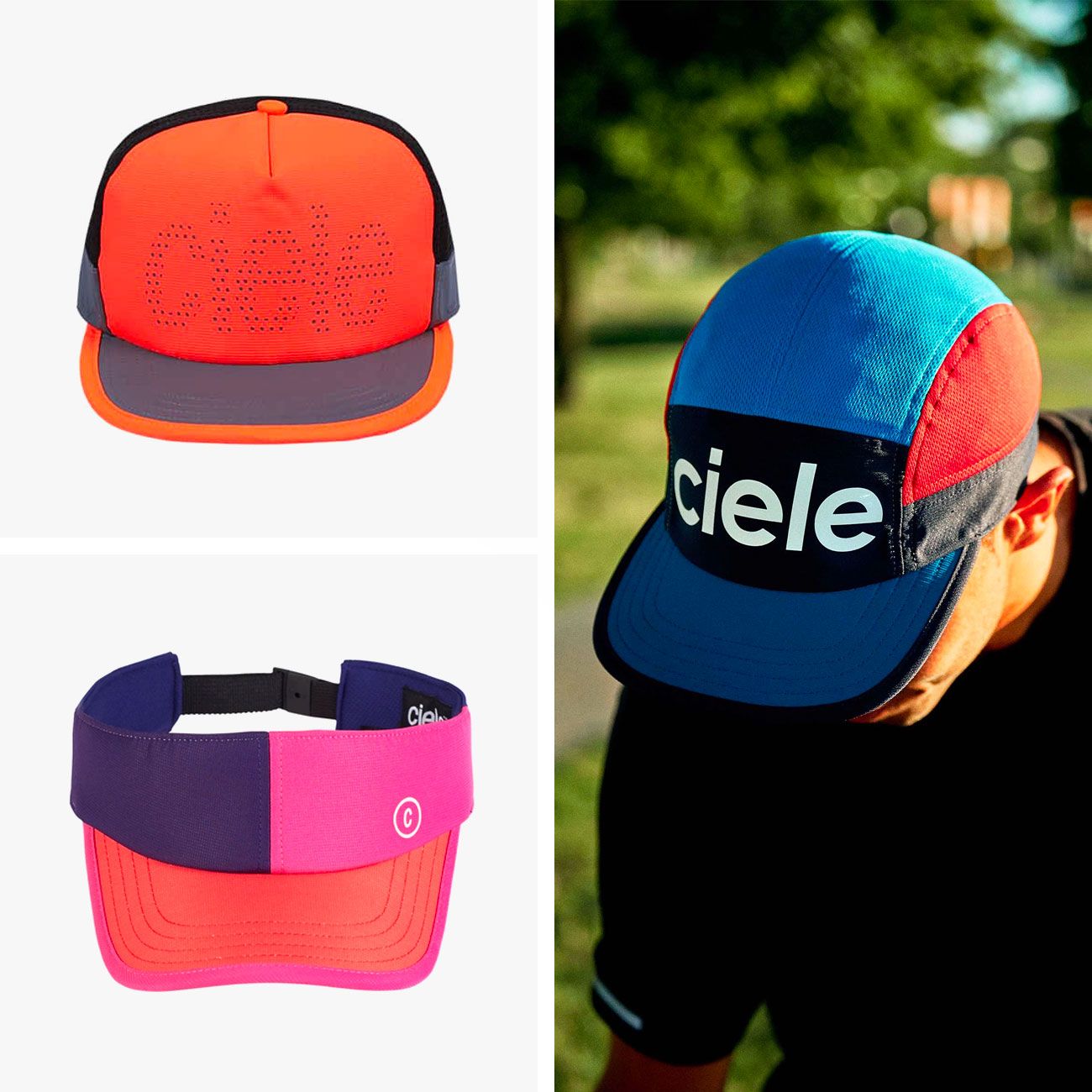 neon running hat