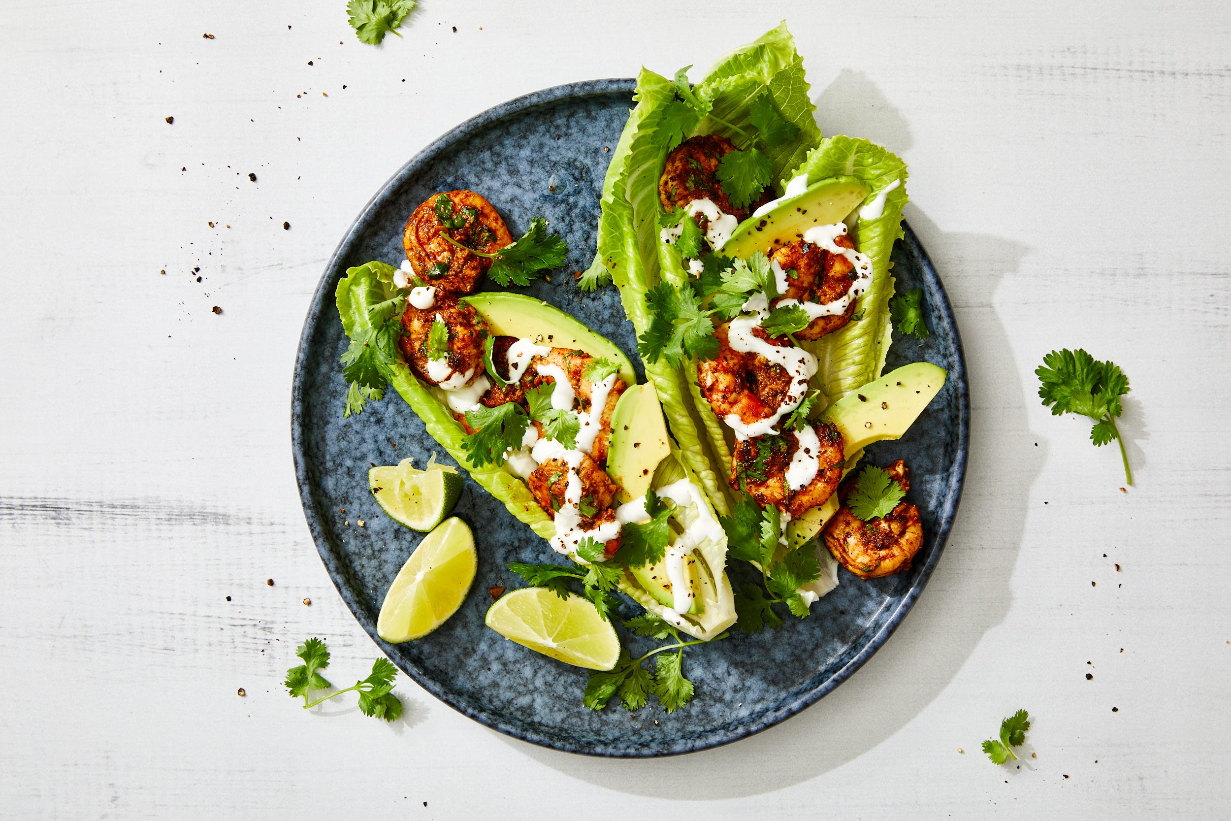 Cilantro-Lime Shrimp Wraps Are Low-Carb Lunch Gold