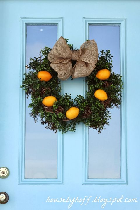 citrus wreath christmas wreaths