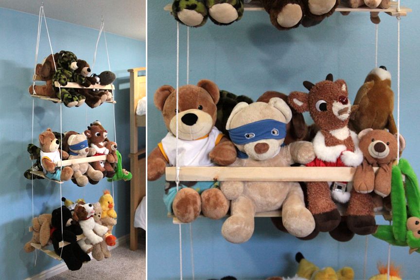 Hanging Stuffed Animals Toy Storage Chain Multipurpose Organizer Hanger hold 20 
