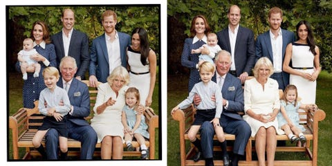 The Royal Family S Are In Fits Of Giggles Rare Casual Photo Royal Family Elle Uk