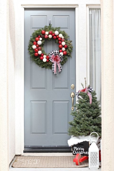 56 Diy Outdoor Christmas Decorations Best Holiday Porch Decor - Simple Outdoor Christmas Decorations