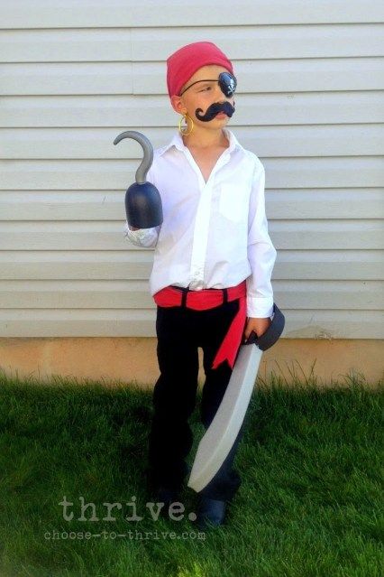 homemade pirate costume for kids