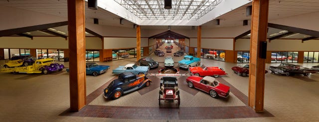 Drone Overflies Astonishing Car Collection—See How Many You Can Name