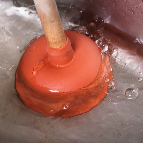 Cleaning Sink With Cup Plunger