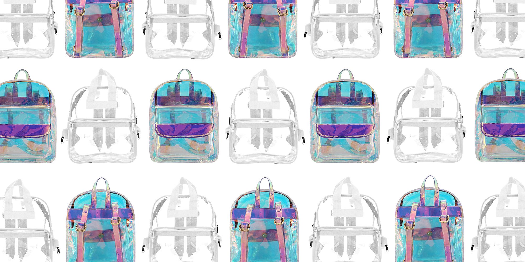 cute clear backpacks for school