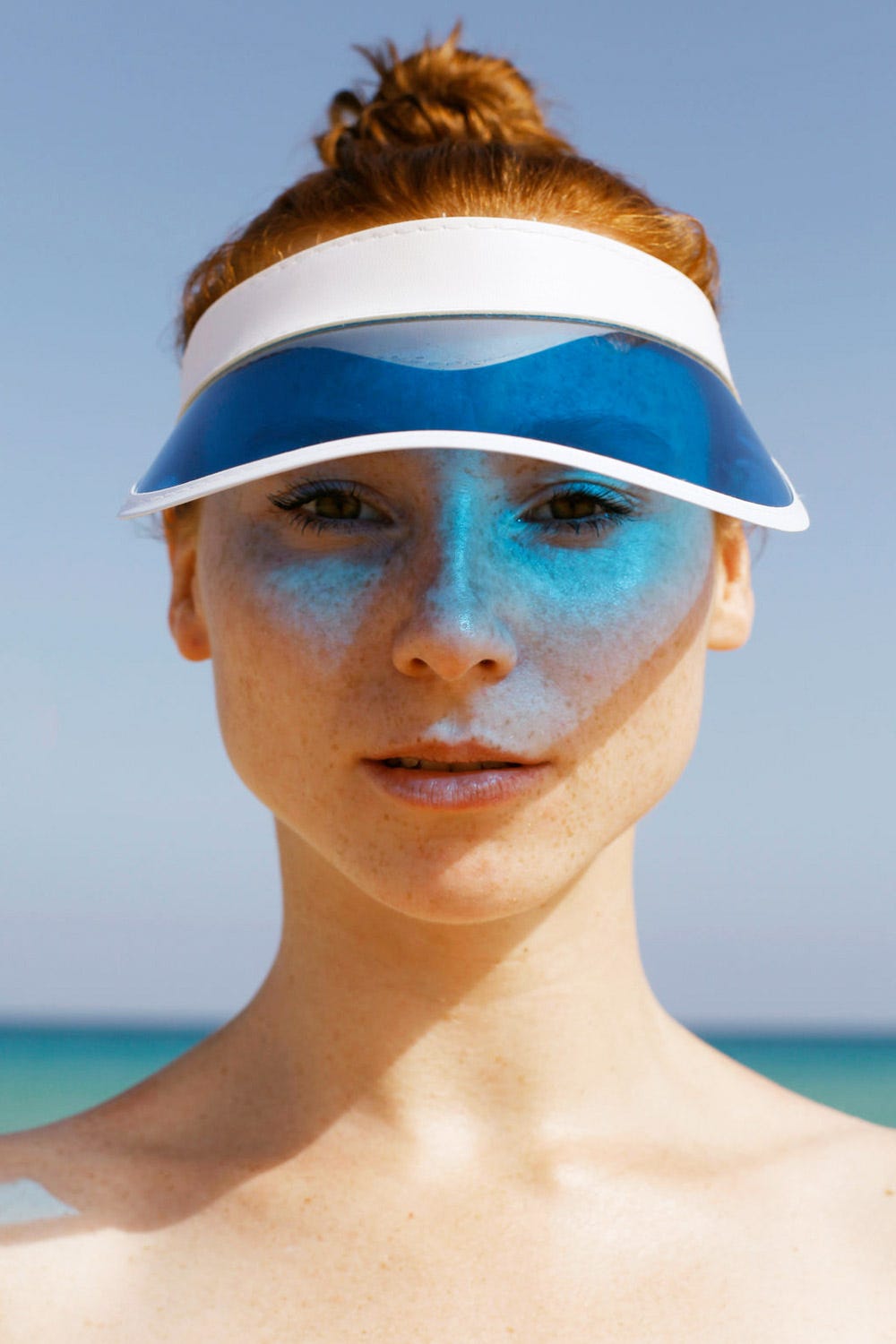 Face, Skin, Head, Beauty, Chin, Swim cap, Lip, Headgear, Summer, Cap, 