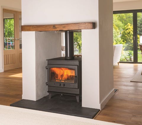 Clearburn Double Sided - Ludlow - double-sided wood-burning stove clearburn double sided ludlow double sided wood burning stove