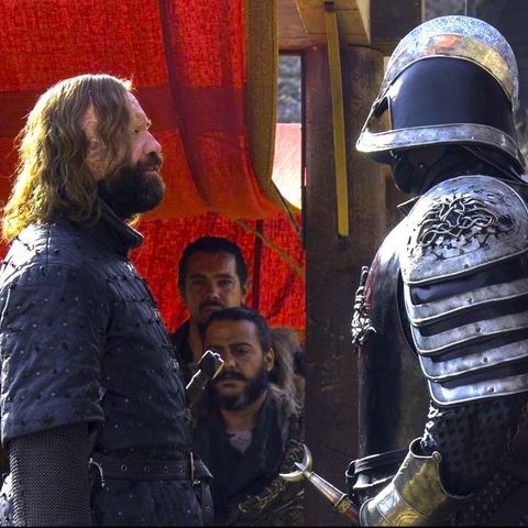 cleganebowl the hound the mountain game of thrones