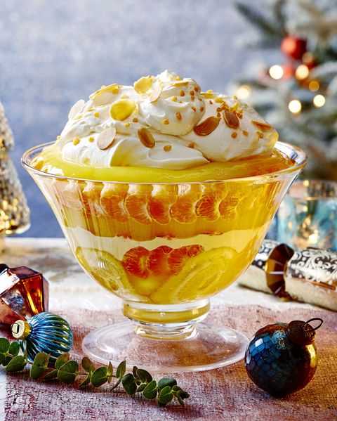 best christmas dessert recipes clementine and prosecco trifle