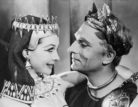 Vivien Leigh as Cleopatra