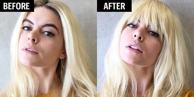 My Clip In Bangs Tutorial How To Wear Clip In Bangs To
