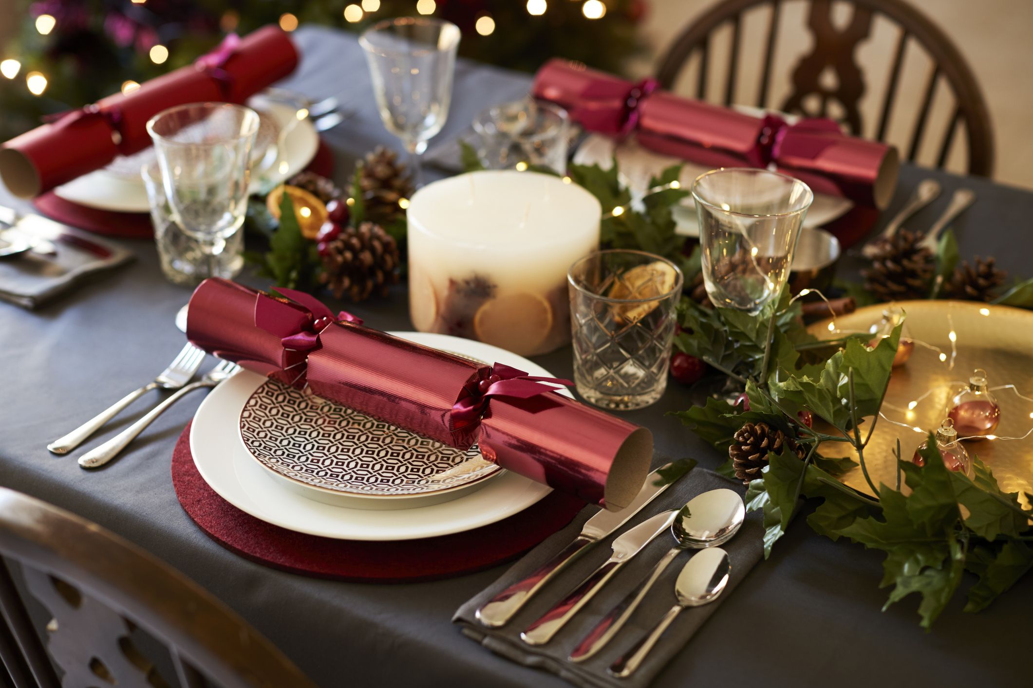 christmas tabletop arrangements