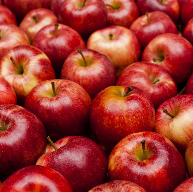Close-up of red royal gala apples