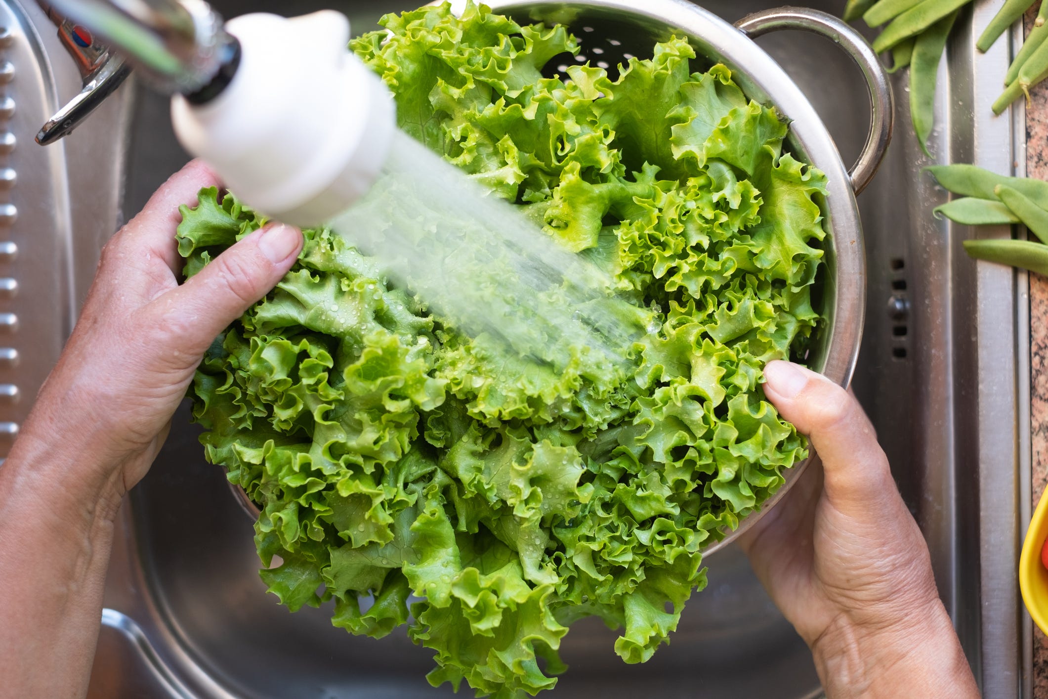 The Health Risks Of Eating Unwashed Lettuce, According To Experts