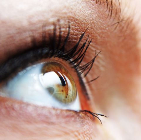 Close-Up Of Woman Eye Looking Away