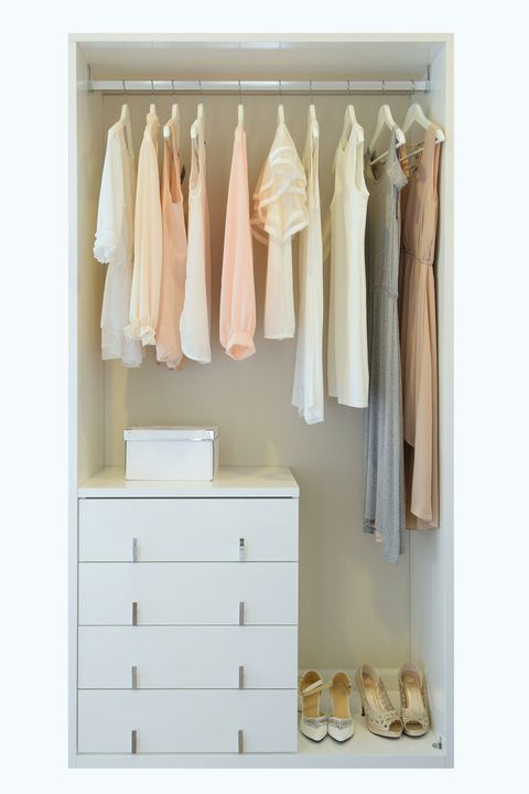 clothes hanging on rack