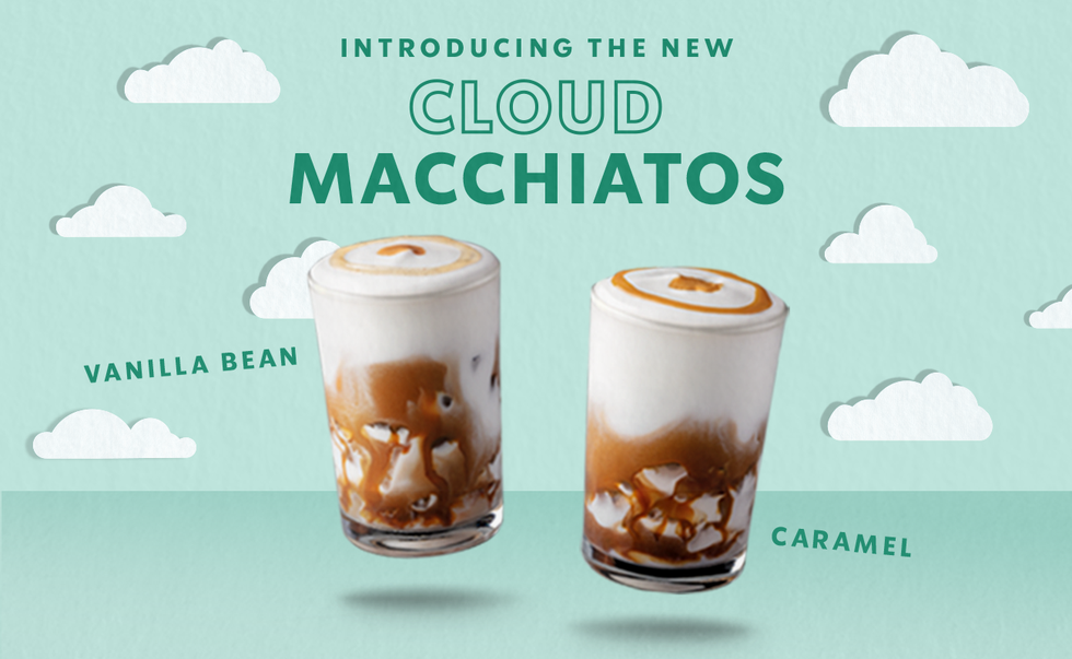 Starbucks’ Iced Cloud Macchiato Comes In Two Delicious Flavours