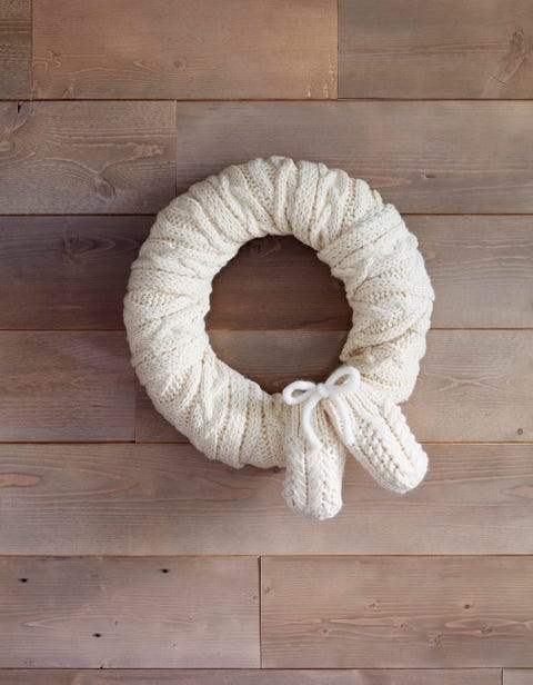 scarf wreath