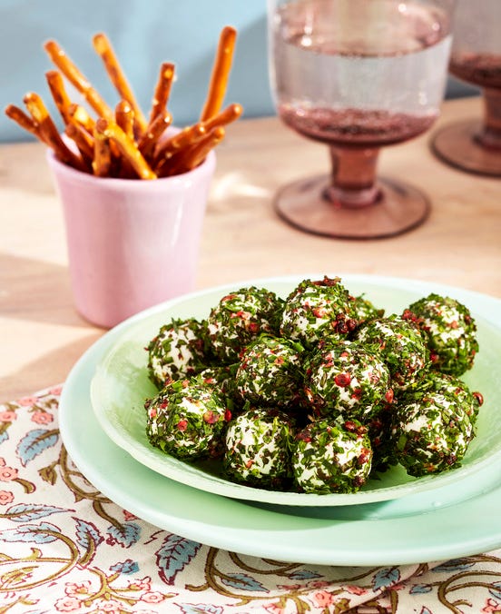 Lemon-Herb Cheese Bites lemonherb cheese bites