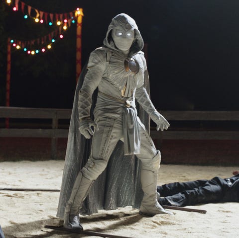 Moon knight Photo by Oscar Isaac as Moon Knight at Marvel Studios Courtesy of: Marvel Studios © marvelstudios 2022 all rights reserved