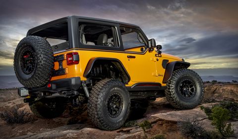 Jeep Wrangler Orange Peelz Concept Is a Mopar Catalog on Wheels