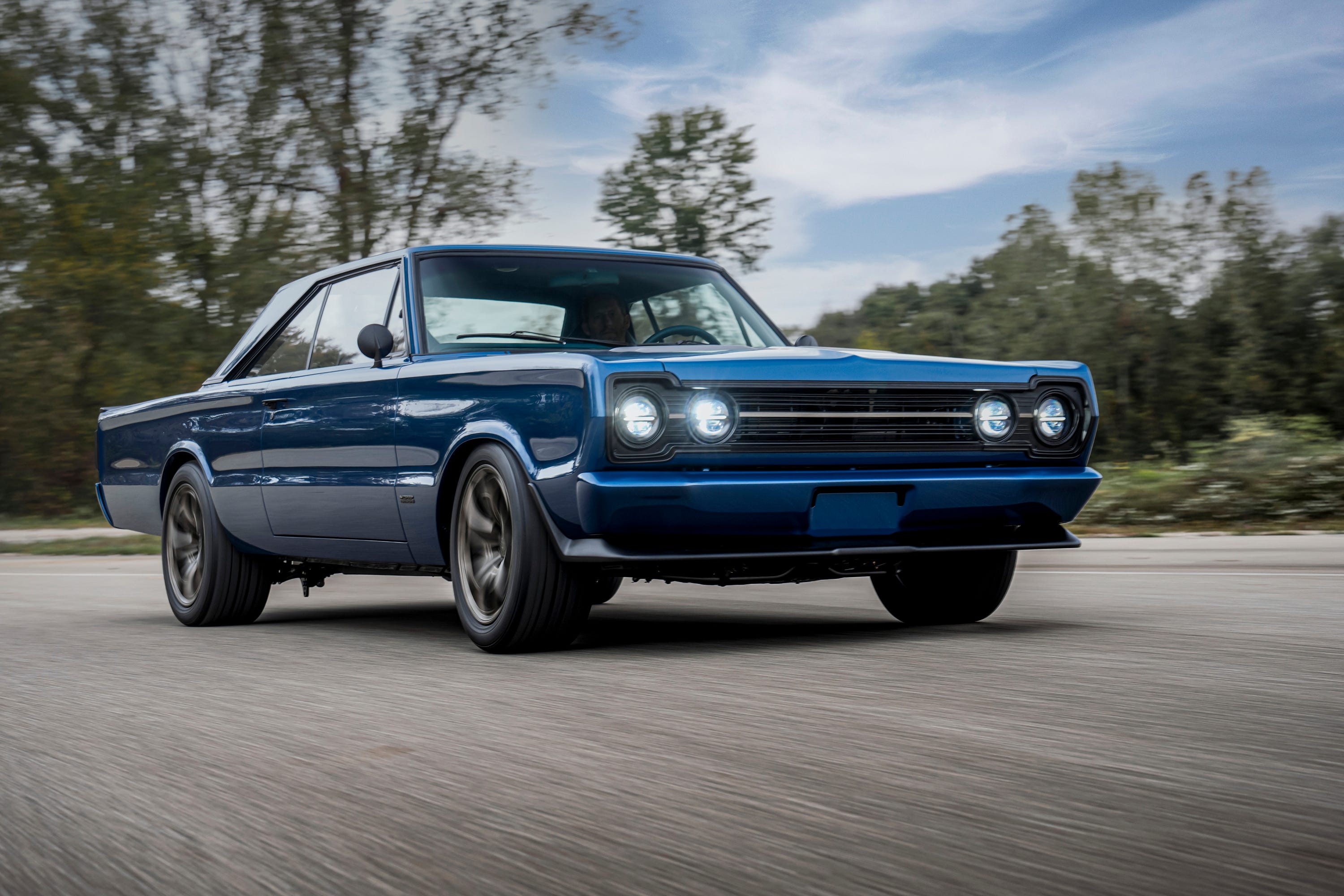 1967 Plymouth GTX Electromod Shows Mopar's e-Crate Aspirations