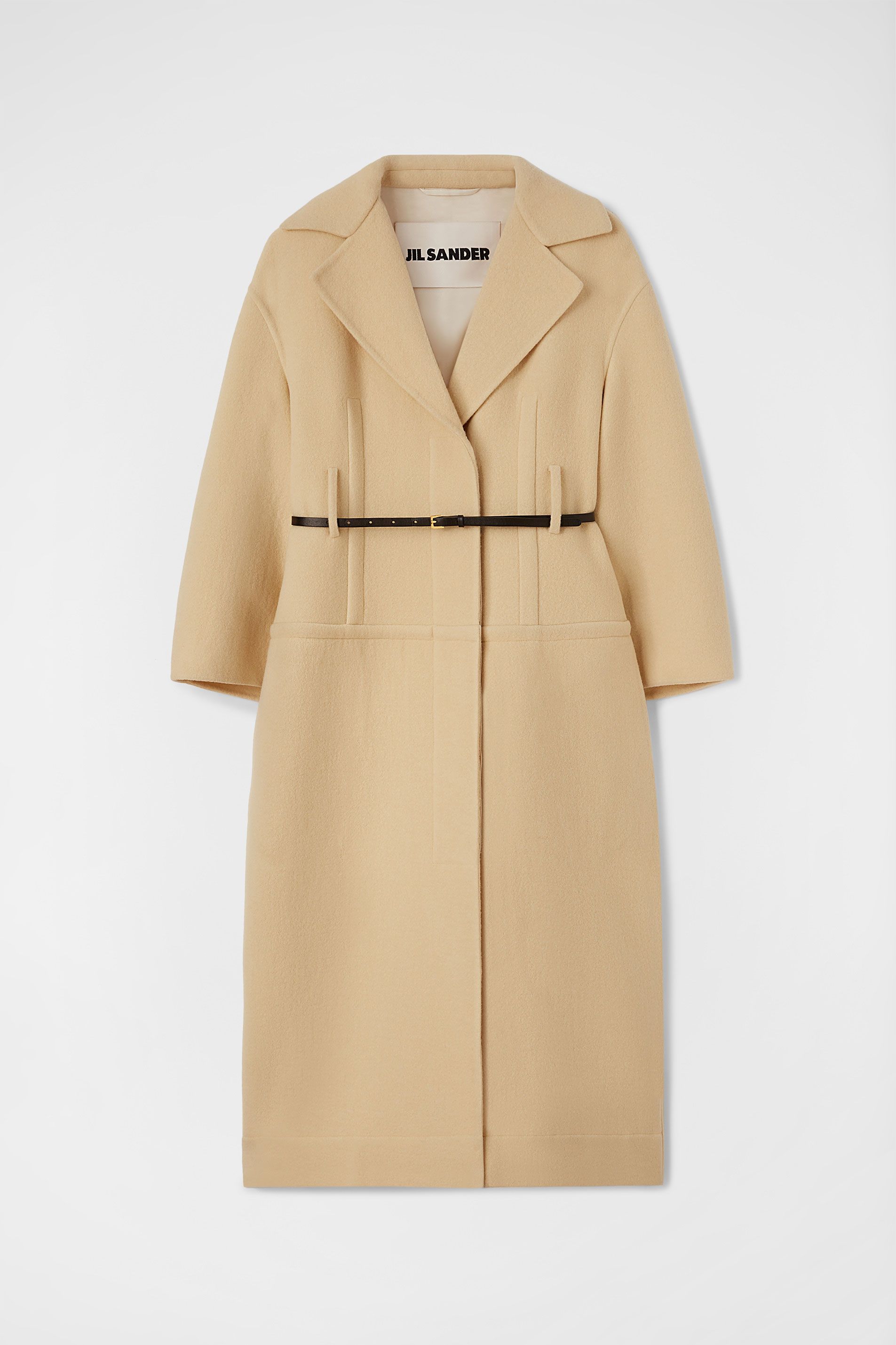 大特価 JILSANDER 秋冬コーデに欠かせない☆ノッチドカラーダブルコート ジャケット・アウター