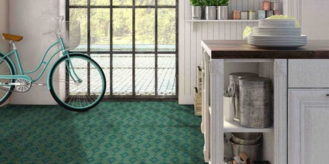 Cocina revestida con mosaico de vidrio ecológico Cocina revestida con mosaico de vidrio ecológico