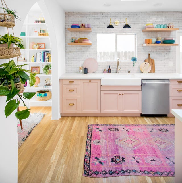 Cocina de color rosa pastel cocina de color rosa pastel