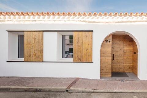 fachada de estilo mediterráneo