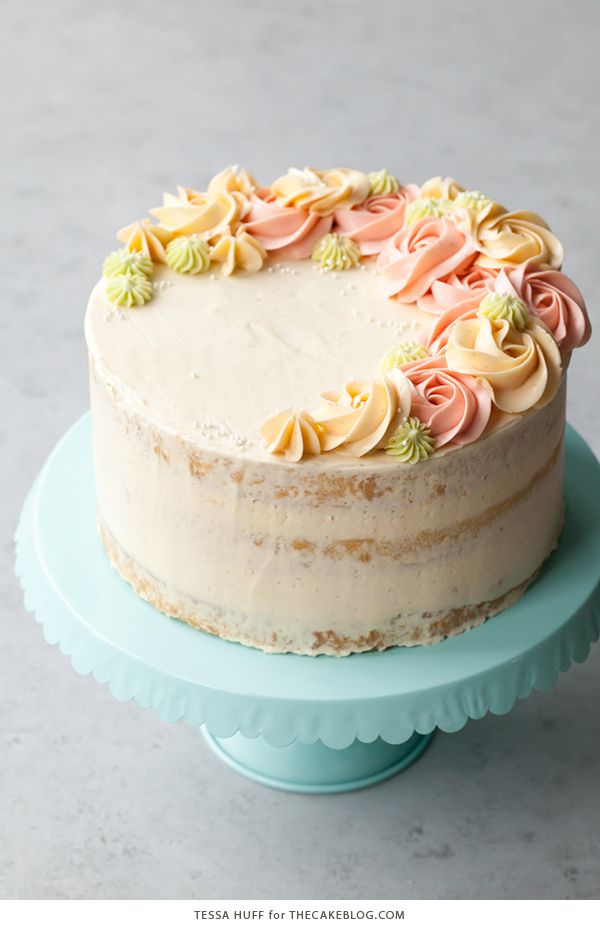 coconut decorated cake