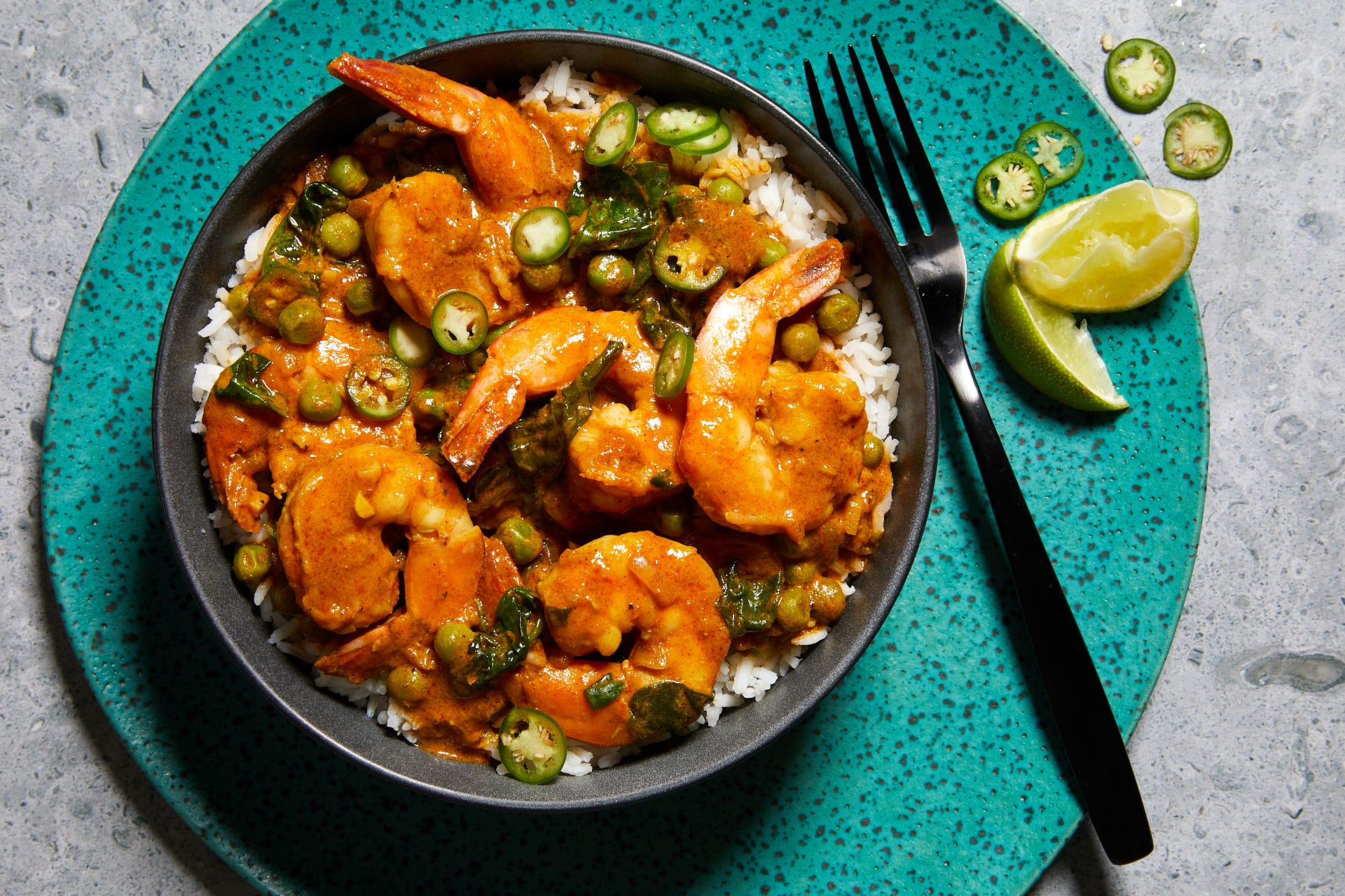 This Coconut Curry Shrimp & Peas Is FULL Of Flavor, & Only Takes 35 Minutes