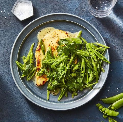 chicken breast recipes - Seared Coconut-Lime Chicken With Snap Pea Slaw