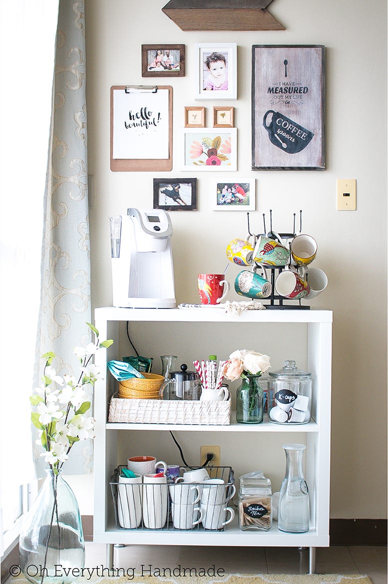 Coffee Cup Display Bar