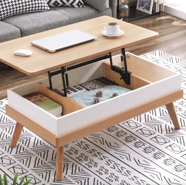 amazon coffee table with storage