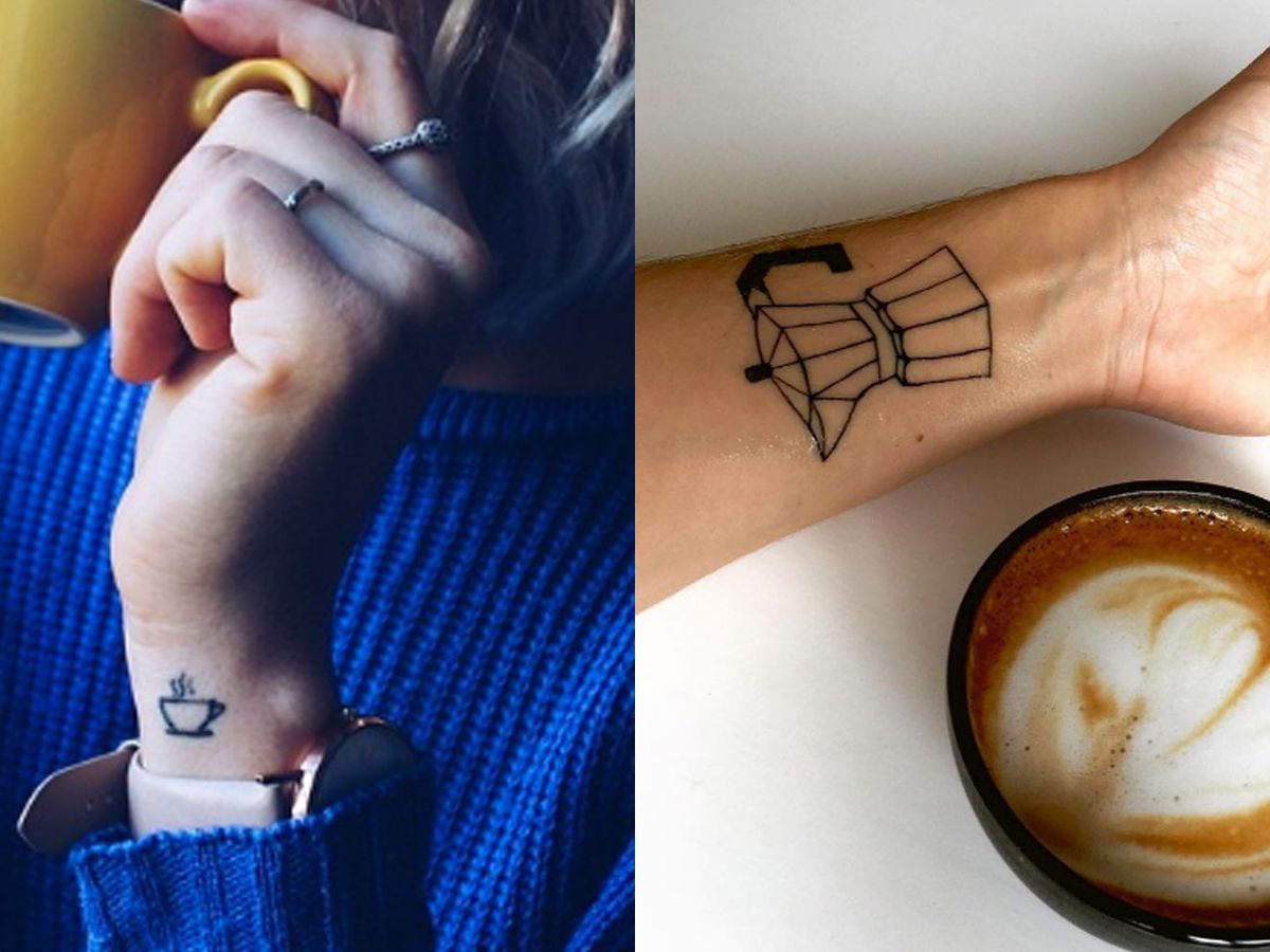 Coffee Tattoo Ideas - Tiny Coffee Tattoo Ideas