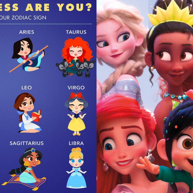 迪士尼官方公布 公主們的12星座 灰姑娘是天秤 睡美人是雙子 你像哪位公主呢