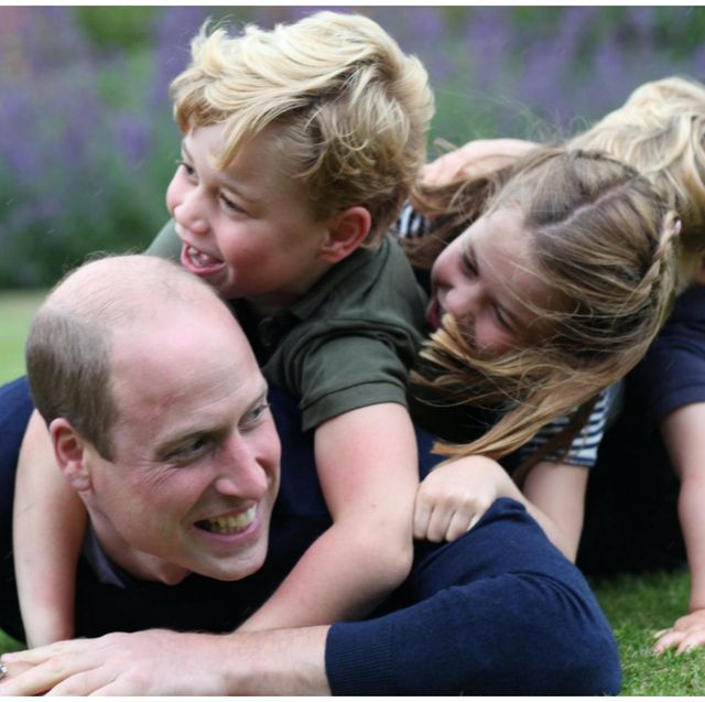 prince william with george charlotte louis