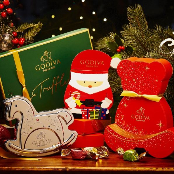 godiva聖誕倒數日曆 聖誕巧克力超可愛