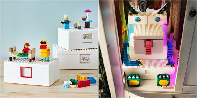 Ikea ｘ Lego 樂高收納盒bygglek 台灣上市 收納完瞬間變身展示品 巨型樂高也不怕佔空間