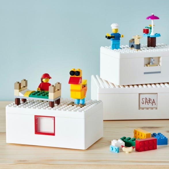 Ikea x Lego 樂高收納盒bygglek 台灣上市 收納完瞬間變身展示品 巨型樂高也不怕佔空間 Ikea x Lego 樂高收納盒bygglek 台灣上市 收納完瞬間變身展示品 巨型樂高也不怕佔空間
