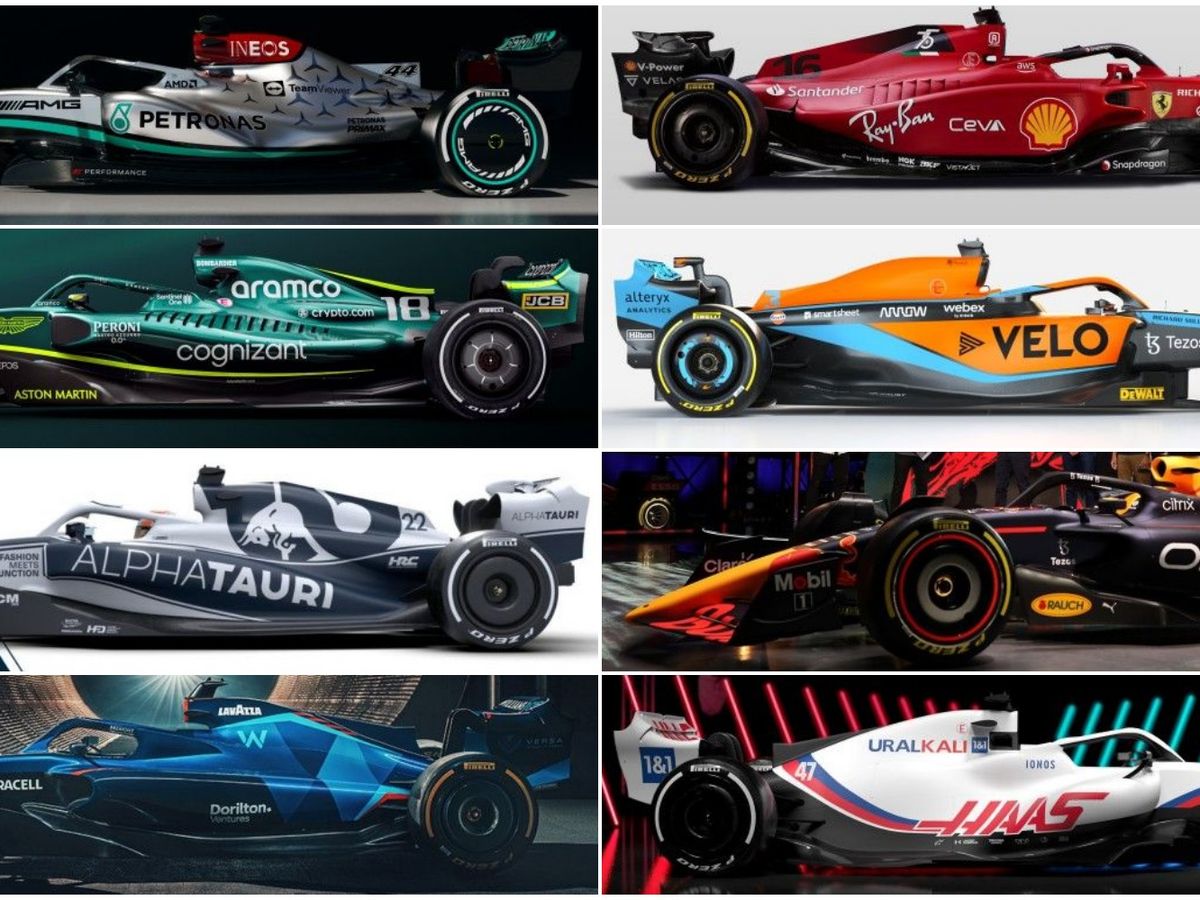 Los Fórmula 1 de 2022: Así son los monoplazas de este año