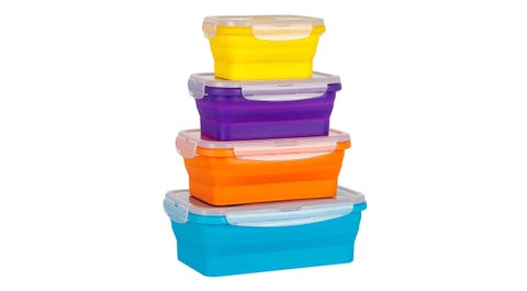 Collapsible on the go Containers are Great for Meal Prep