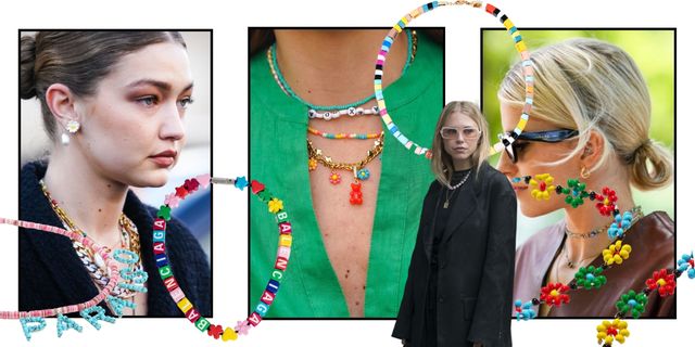 Collar de abalorios de colores: la tendencia en joyas del verano