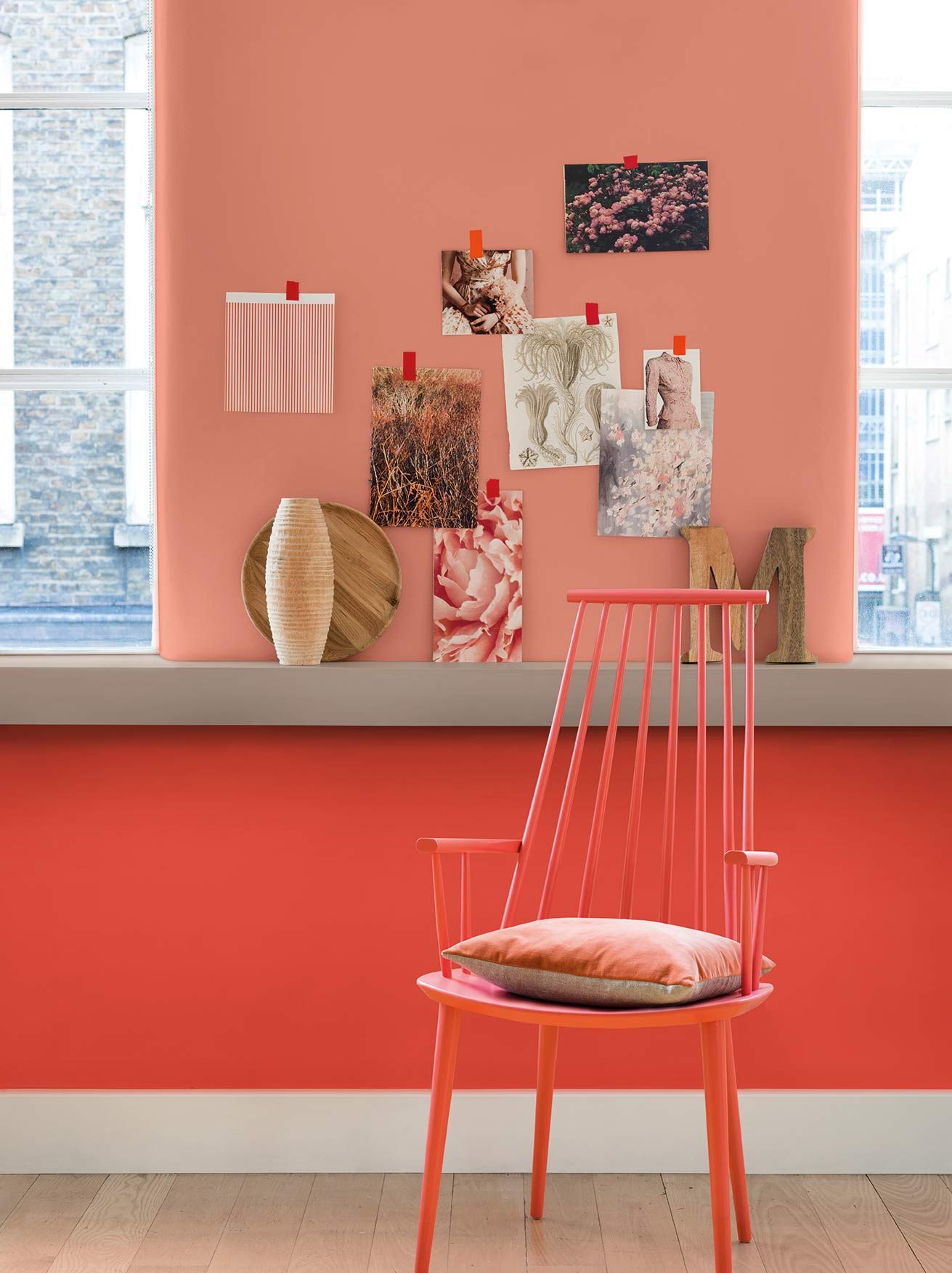 6 Ideas para decorar tu casa con el color del año: Living Coral - Decorar con  color