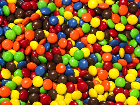 colorful assortment of mms