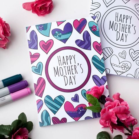 35 Cute Free Printable Mothers Day Cards Mom Cards You