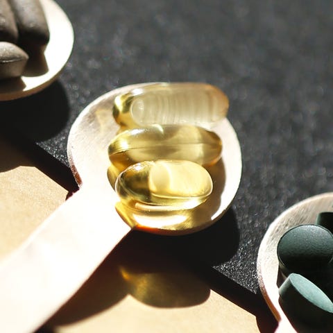 Colourful capsules and healthy food supplements colourful capsules and healthy food supplements