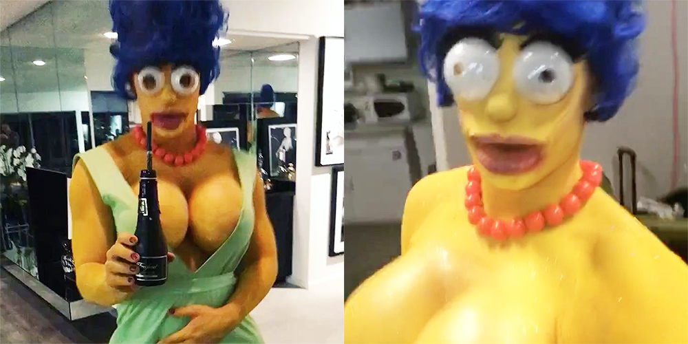 Colton Hayness Sexy Marge Simpson Halloween Costume Deserves All Of